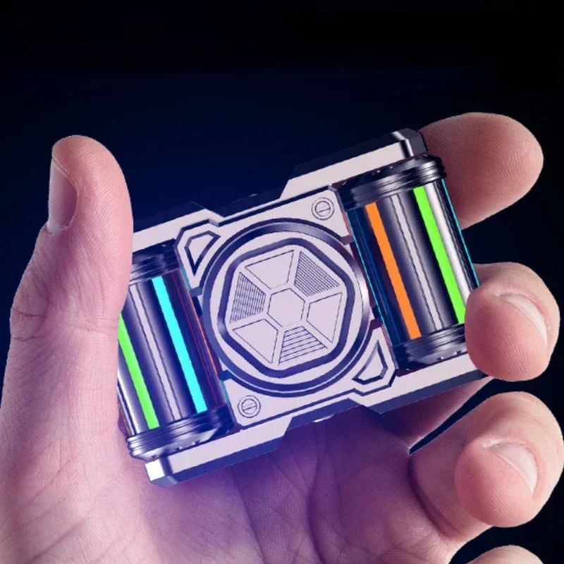 Best Luminous Fidget Spinner Relieve Stress Relief Toy Antistresse Decompression Hand Metal Alloy Roller Children's Adults