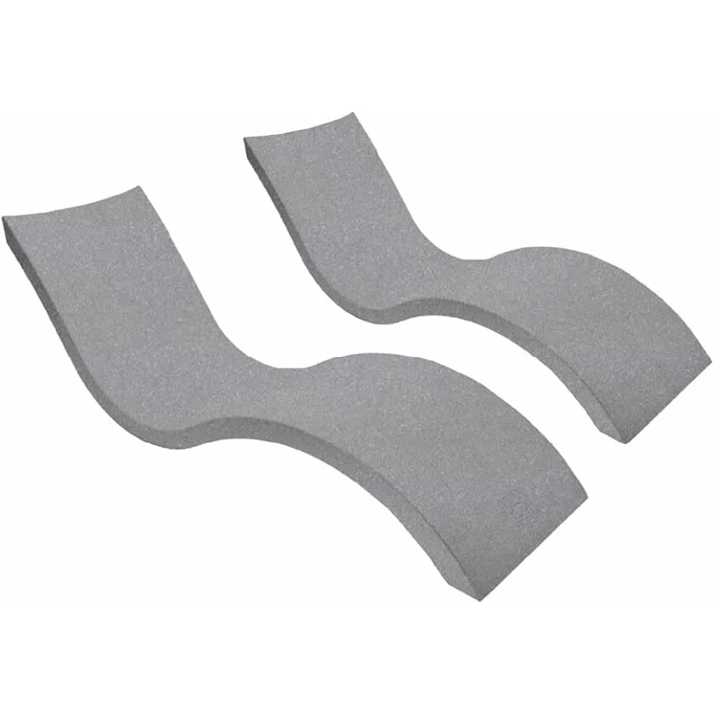 

Signature Inside Pool & Sun Shelf Lounge for Shallow Shelves Up to 9” Compatible with All Pool Types -Set of 2 Granite Grey