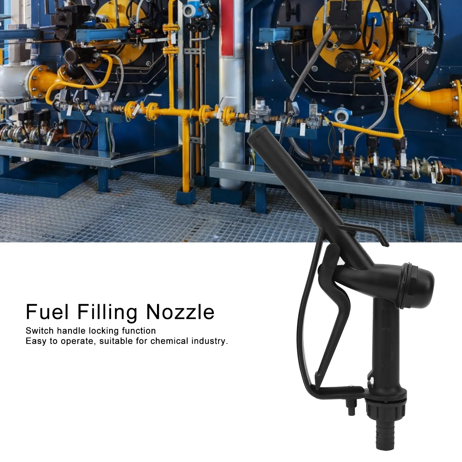 SZ‑20 Black Fuel Gun Nozzle Fueling Dispensing Delivery Nozzle for Chemical Industry