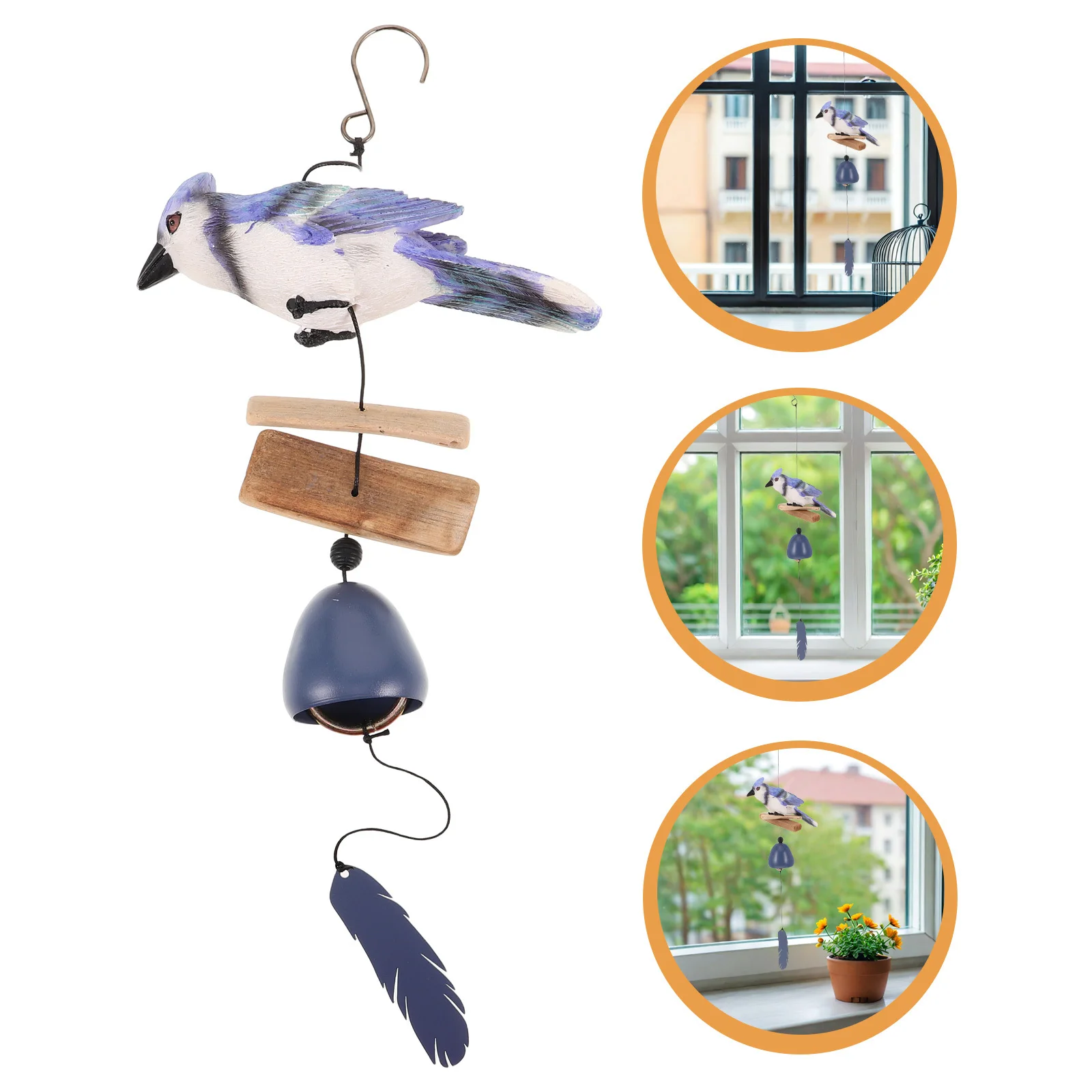 

Outdoor Wind Chime Nordic Bell Hanging Decoration for Garden Patio Balcony Yard Durable Weather-Resistant Wind Bell