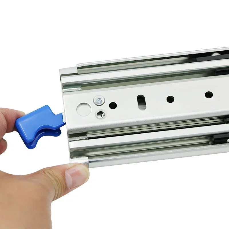 HVPAL 7613 76mm 26 inch Full Extension Heavy Duty Drawer Slide Heavy Duty Slide Rails With Lock