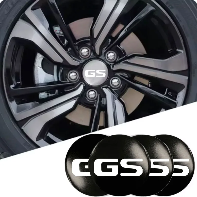 4pcs With Logo Car Wheel Center Hub Caps Emblem Sticker Decals for LEXUS GS 300 350 200t 450h 430 250 460 Accessorie waterproof