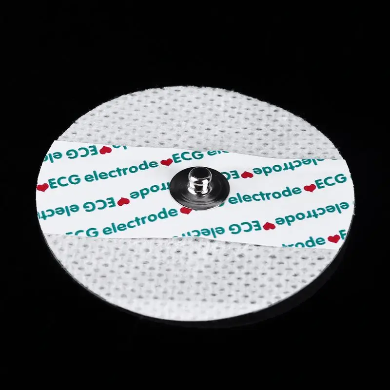 920L 50 Pieces/Set Practical Disposable Electrode Pads ECG  Electrodes Heart  Non-woven Electrode for  Adult