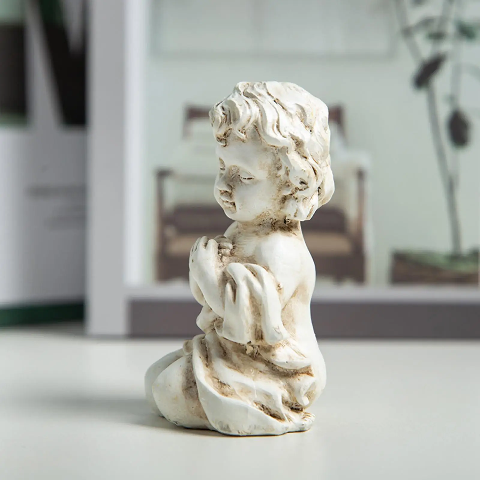 

Statue Son Figurine Adornment Collections Modern Home Decor Resin Divine Son Sculpture for Balcony Bedroom