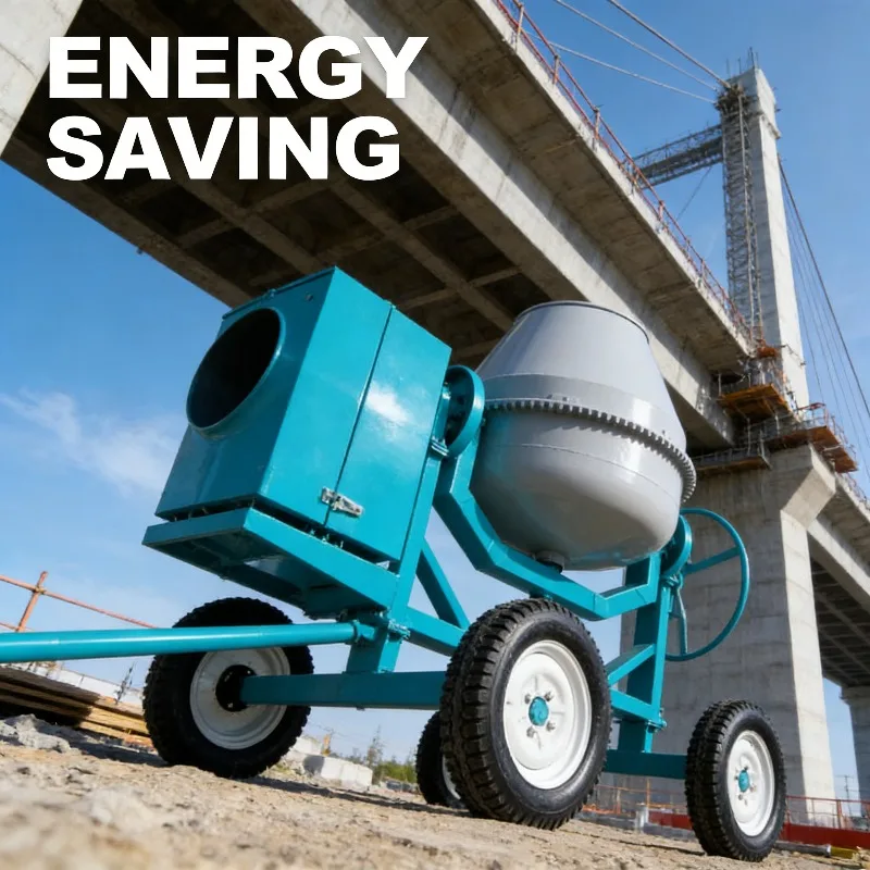 

Easy To Move 140l Electric Cement Mixer For Construction Site With Weather Resistant For Professional Contractors Power Tool