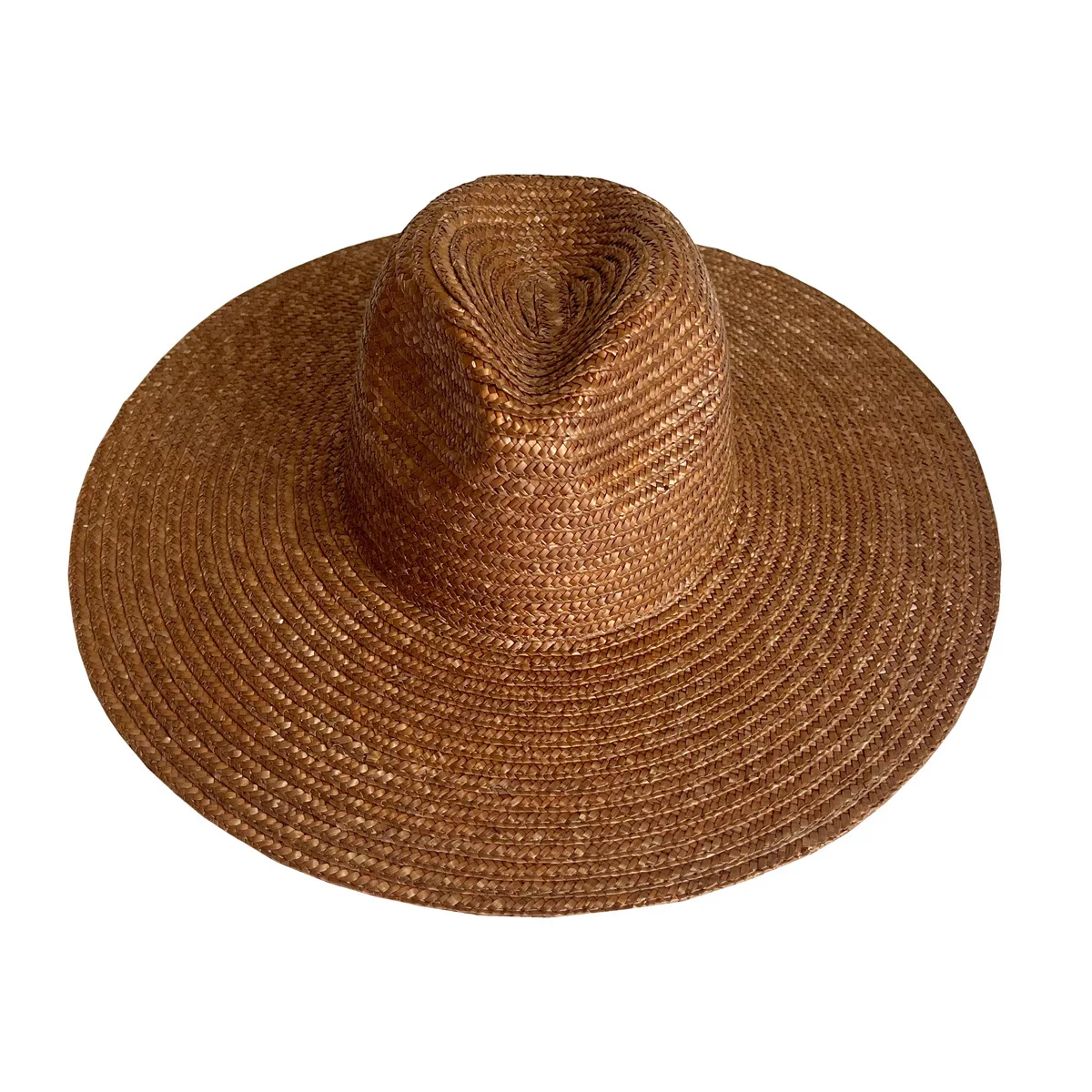 Large Brim Panama Straw Hat For Women High-end Straw Beach Hats Ladies Black Summer UV Hats Travel Sunscreen Outdoor Hat