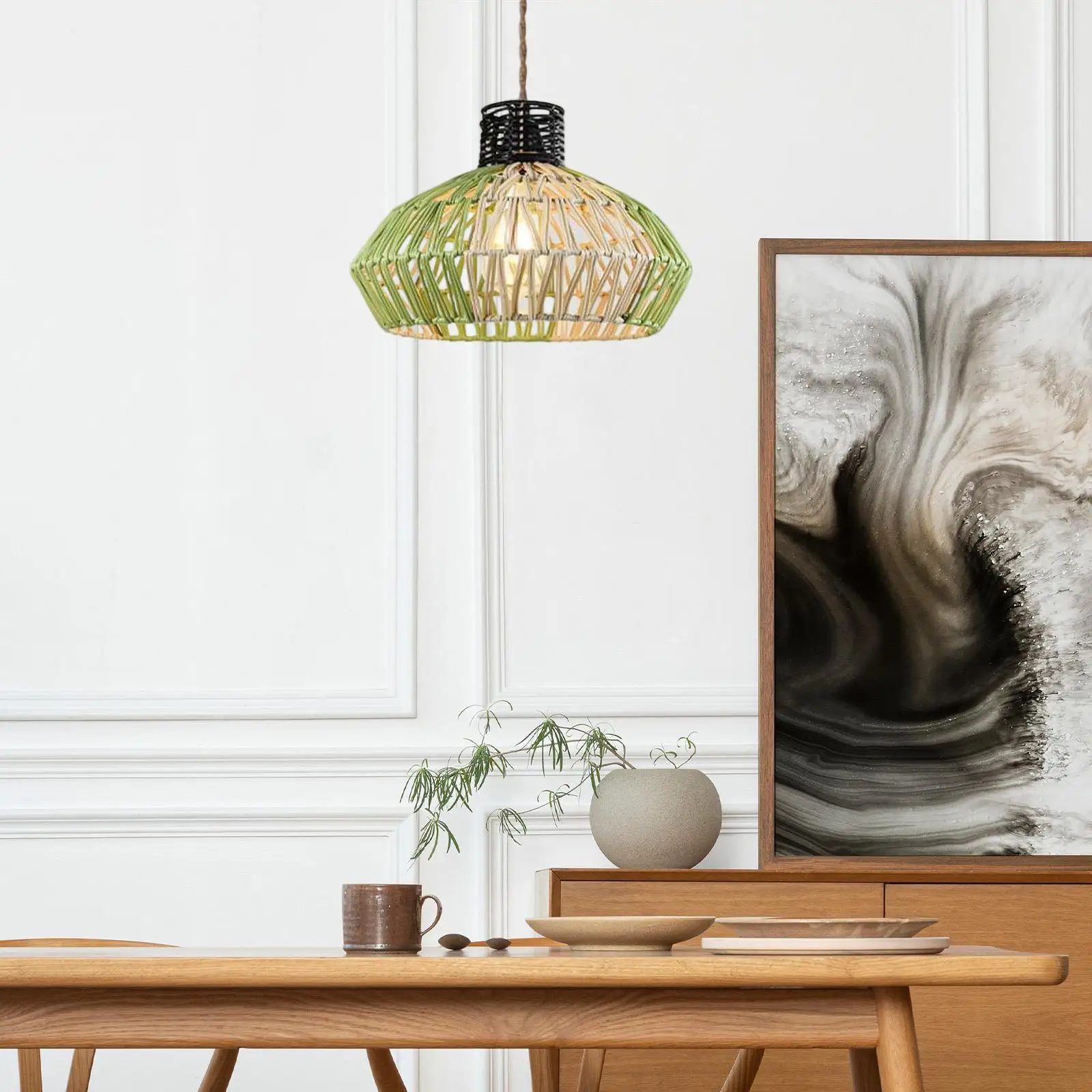 

Тканый абажур, замена подвесного абажура, подвесной светильник для фонаря коридора