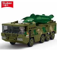 Sluban 216PCS Military Strategic Strike Weapons Hypersonic Missile Model Building Blocks Sets Educational Toys for Children