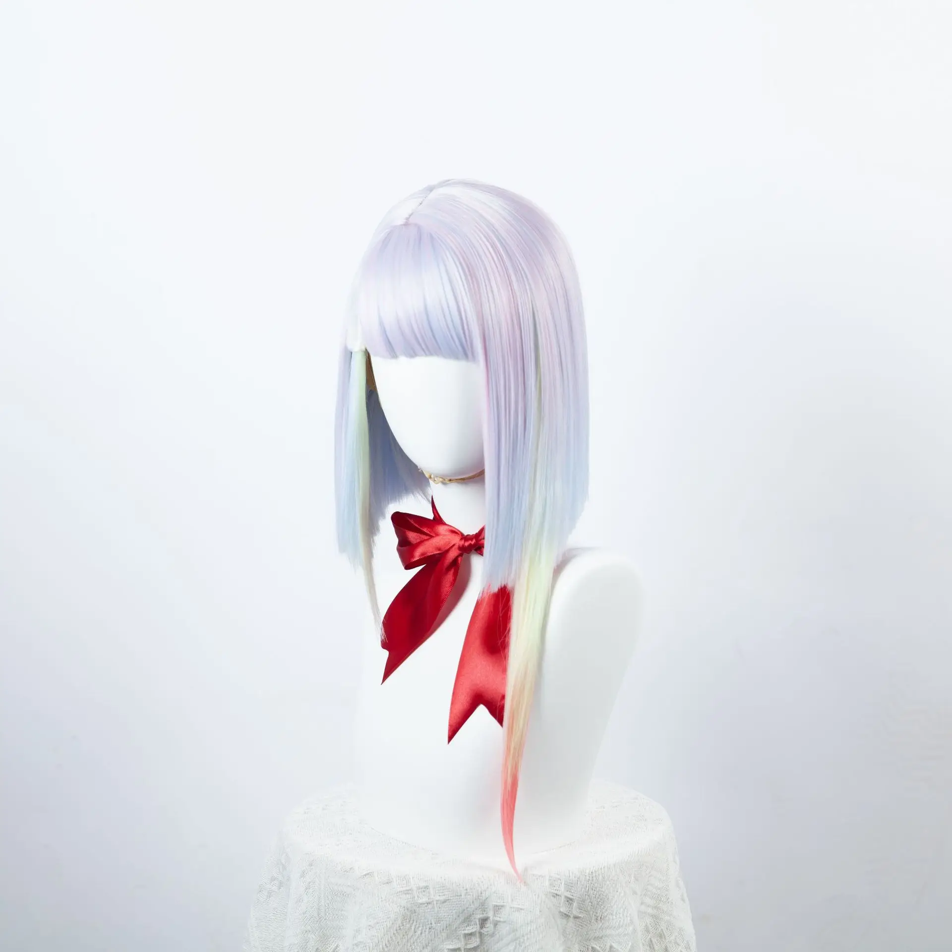 サイバーパンク: エッジランナー ランナー レベッカ、レベッカ、ルーシー コスプレウィッグ