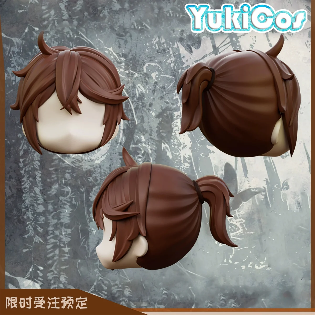 Handmade Identity V Game Prisoner Luca Balsa OB11 OB22 OB24 Doll‘s Head Hair Wig Model Toy Figure Accessories Detachable Jan