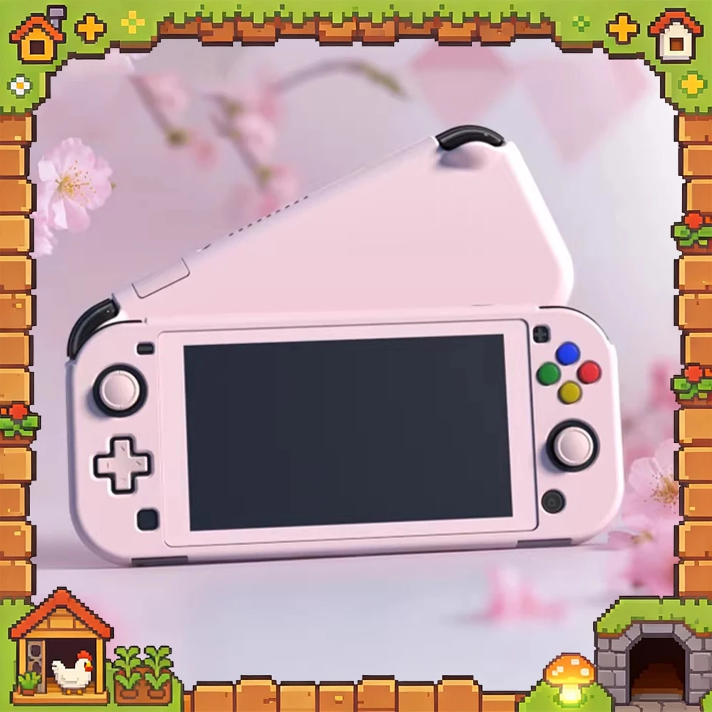 Capa Protetora para Console de Jogos PlayVital Switch Lite Grip NSL à Prova de Quedas e Resistente ao Desgaste com Toque Sedoso e Cobertura Dura Completa