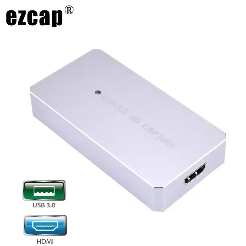 Ezcap USB 3.0 HDMI بطاقة التقاط الفيديو مسجل ألعاب 1080P جهاز البراغي المباشر لكامريا البث المباشر XBOX One PS4 الكمبيوتر المحمول