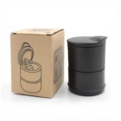 Flame Retardant Car Ashtray - Portable Ash Collector for Vehicles, Trucks & Home Use - Non-LED Interior Accessory