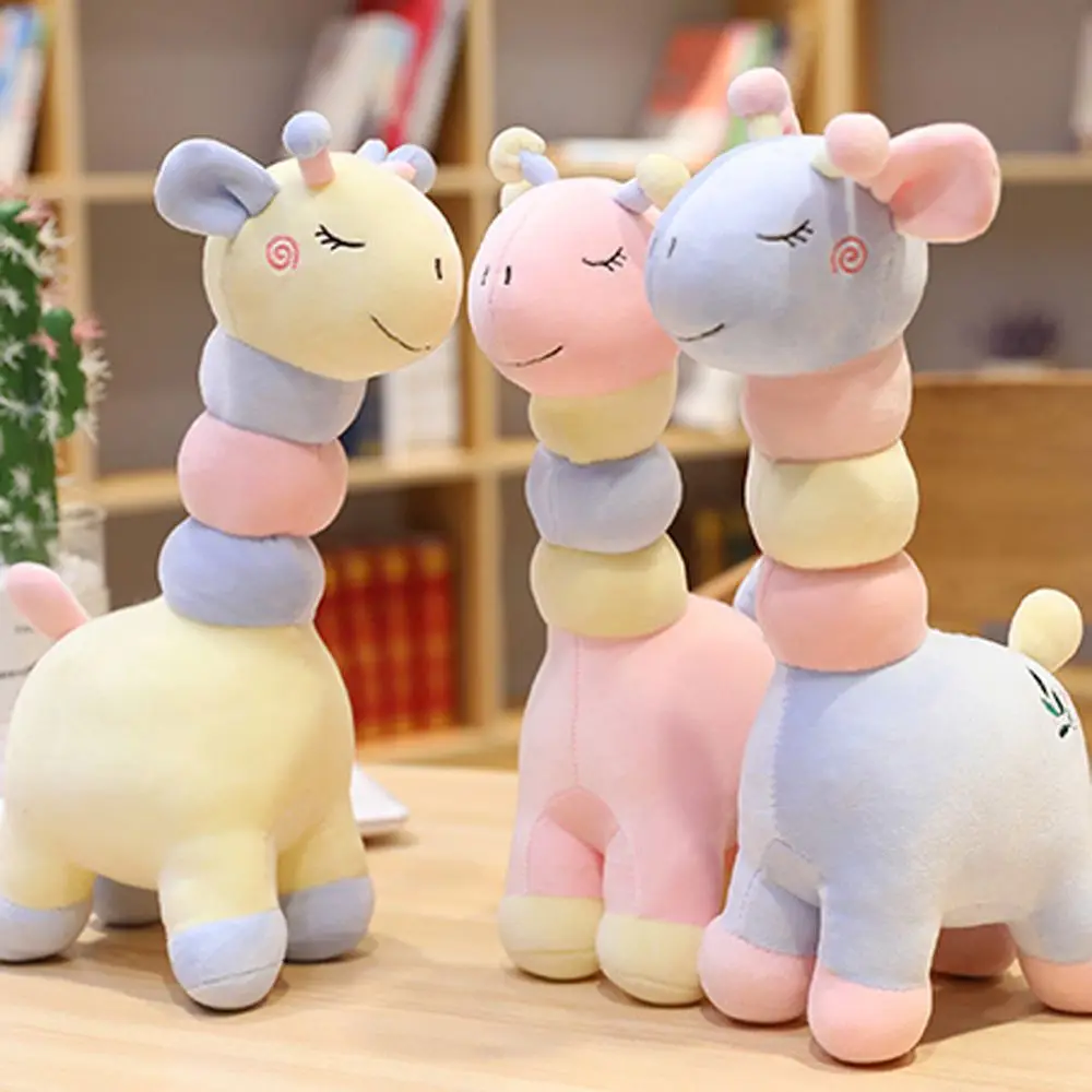 

Plushie Dolls Animal Dolls Soft Toy Cartoon Doll Giraffe Plush Doll Giraffe Stuffed Toy Candy Color Giraffe Giraffe Plush Toy