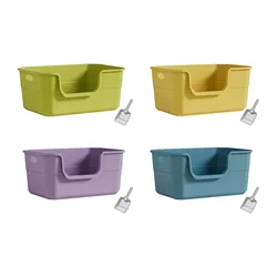 Cat Litter Box Cat Toilet Sandbox Portable Pet Supplies Easy To Clean Kitten Cat Litter Box  Cat Toilet