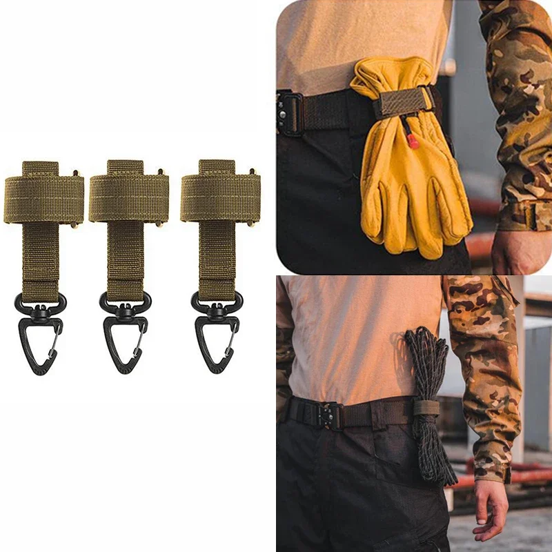 Glove Strap Key Ring Holder Strap Gloves Safety Leash Strap Adjustable Work Glove Holder Quick-release Swivel Hook