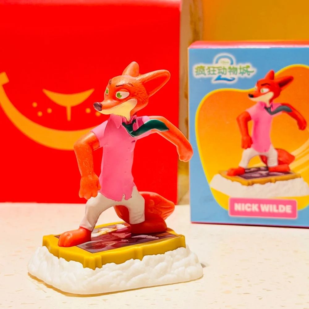 2025 زوتوبيا 2 ماكدونالدز ألعاب الوجبات السعيدة نيك جودي فلاش غاري نيبلز باوبرت الشكل تحصيل لعبة سطح المكتب الديكور الهدايا #2