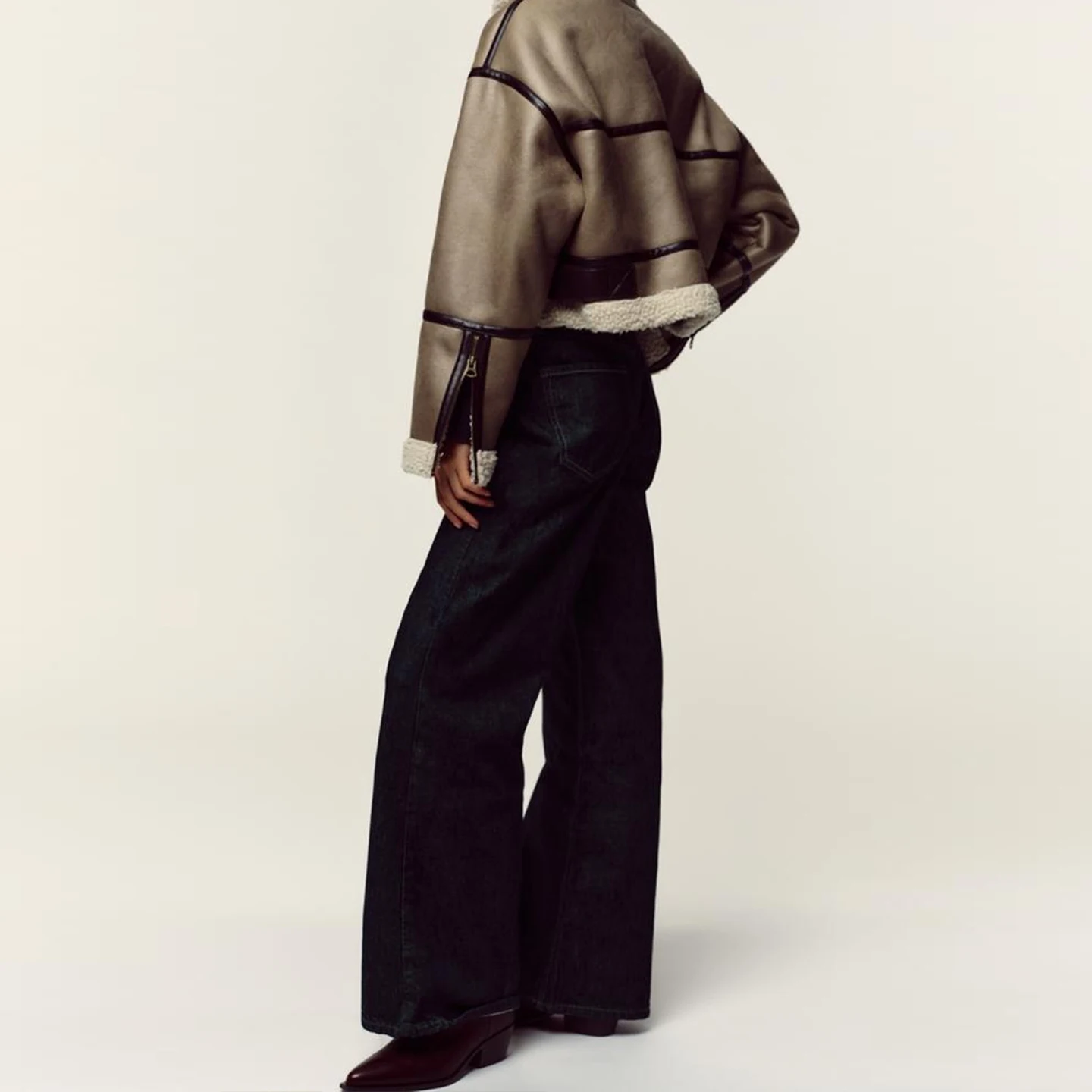 

Z женское пальто Faion ort Jaet, универсальное персонализированное пальто Sle, Новое поступление 2023, свободный крой, длинный све