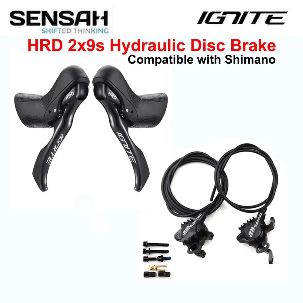 SENSAH IGNITE HRD 2x9s Road Bike Hydraulic Disc Brake Shifter Bike