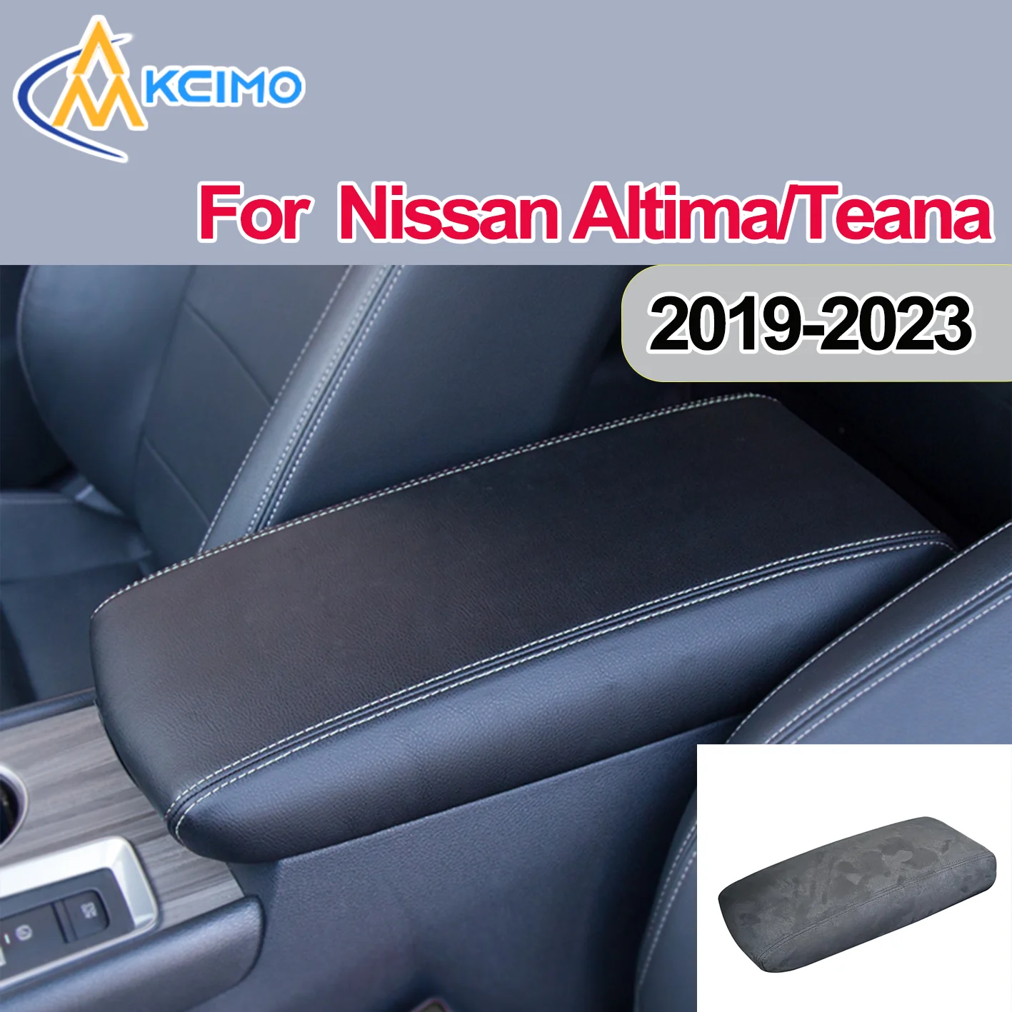 

Fashion Car Armrest Pad Auto Storage Box Cover Protective Mat Cushion Car Interior For Nissan Altima/Teana 2019-2023 Accessories