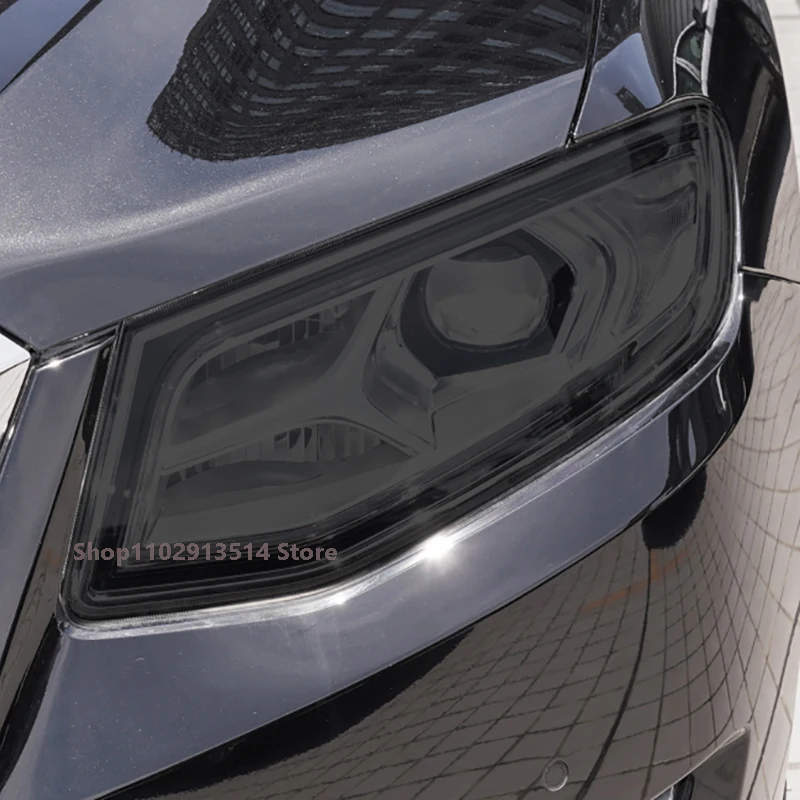 

Car Stickers For Red Banner H7 2018-2023 Car Headlight Protective Film Headlamp Tint Taillight Transparent Smoked Black TPU