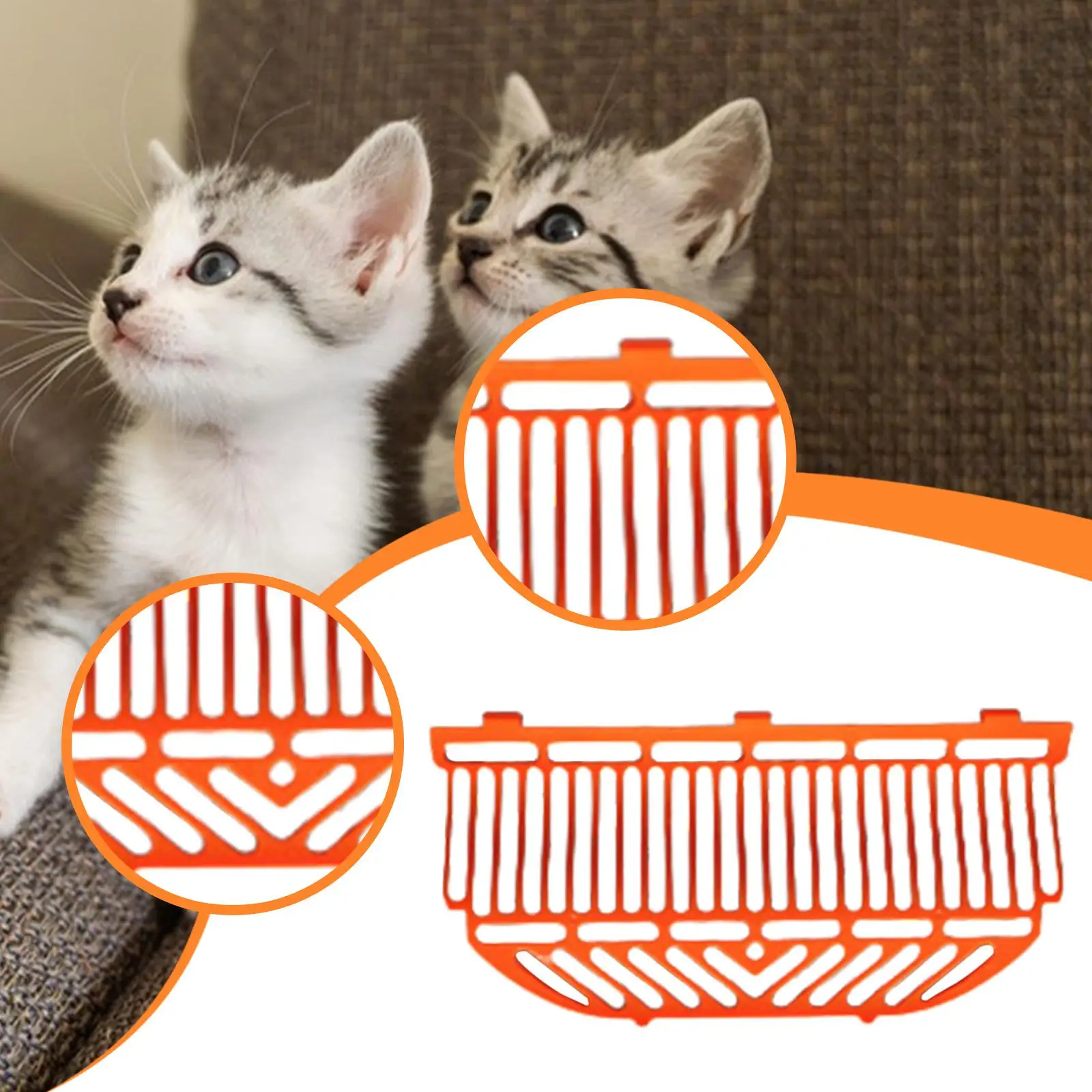 

Sifting Screen Spare Part for Self Cleaning Cat Litter Box ABS Mesh Filter Accessory for Cat Toilet Repair