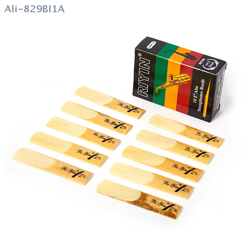 10 Packs set Eb Alto Sax Saxophone Reeds Strength 2.5 Saxophone Reed Woodwind