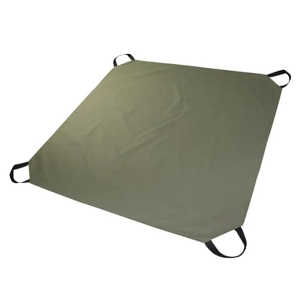 1pc Leaves Tarpaulin With 4 Handles Heavy Duty Waterproof Multipurpose Picnic Mat Garden Waste Bag Furniture Barbecues Covering