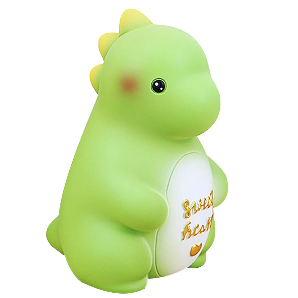 

Cartoon Dinosaur Piggy Bank Decorative Coin Container Kids Money Box Desktop Saving Jar Piggy Bank Vinyl Coin Container