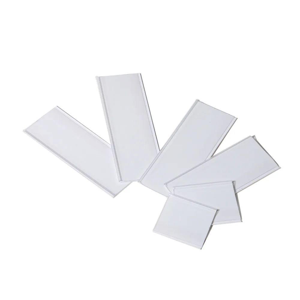Merchandise Name Card Holder Clip Strip Paper Holder Shelf Talker Signs Clip Strip Display Rack Data Strip Label Holder Adhesive