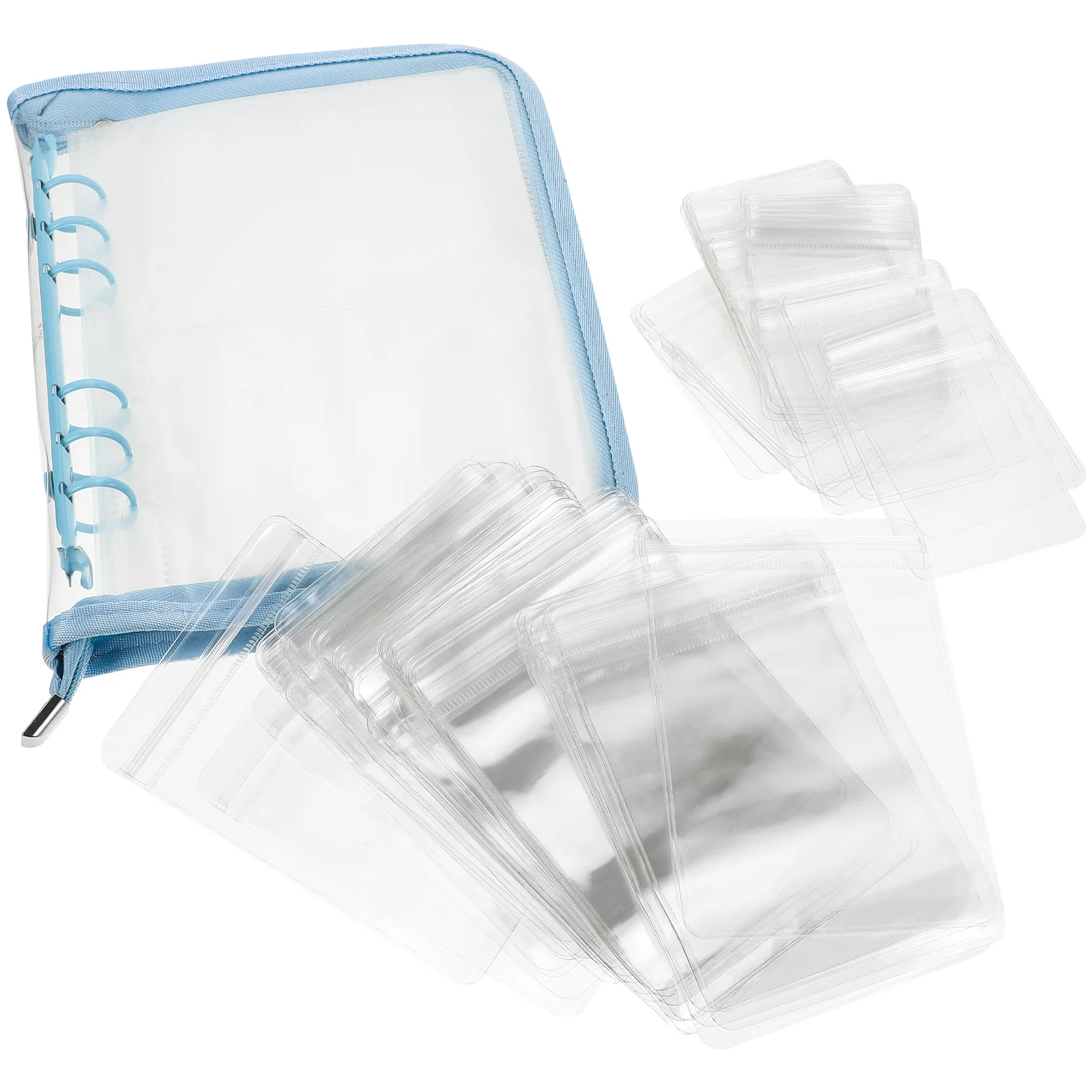 

PVC Anti-oxidation Jewelry Storage Book 20 Pages Transparent Earring Organizer Travel Case Scratch Resistant Long Use Jewelry