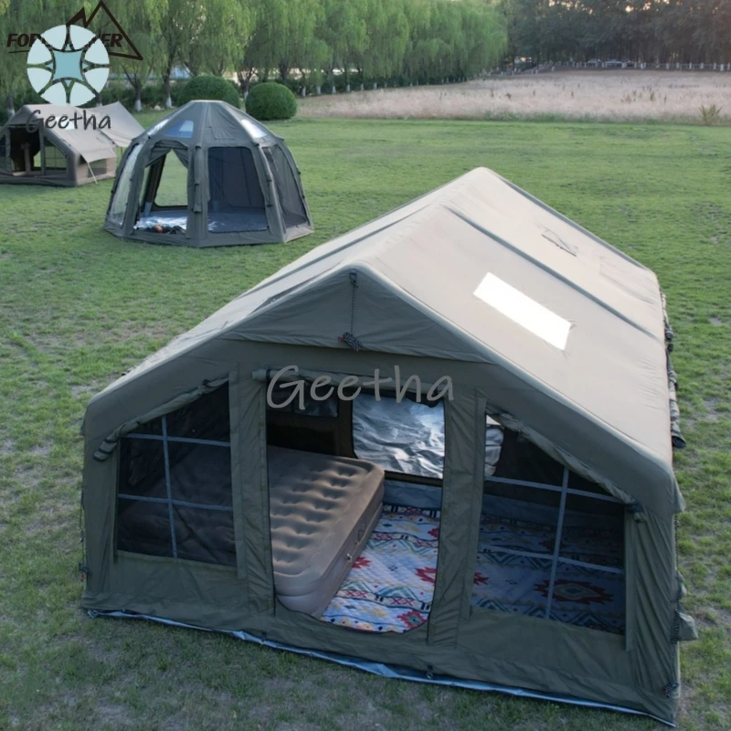 Style Oxford Air Inflatable Tent with Waterproof Cotton Fabric for Outdoor Camping