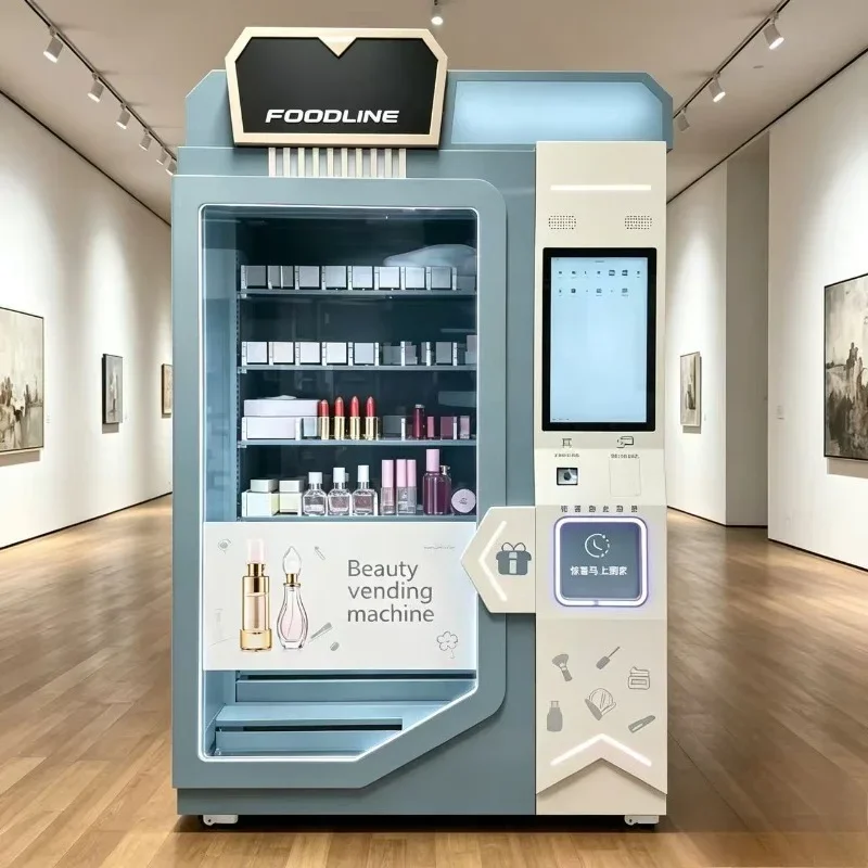 FL Coin Card Operated Beauty Vending Machine False Eyelash Nail Cosmetic Self‑selling Machine For Shopping Center