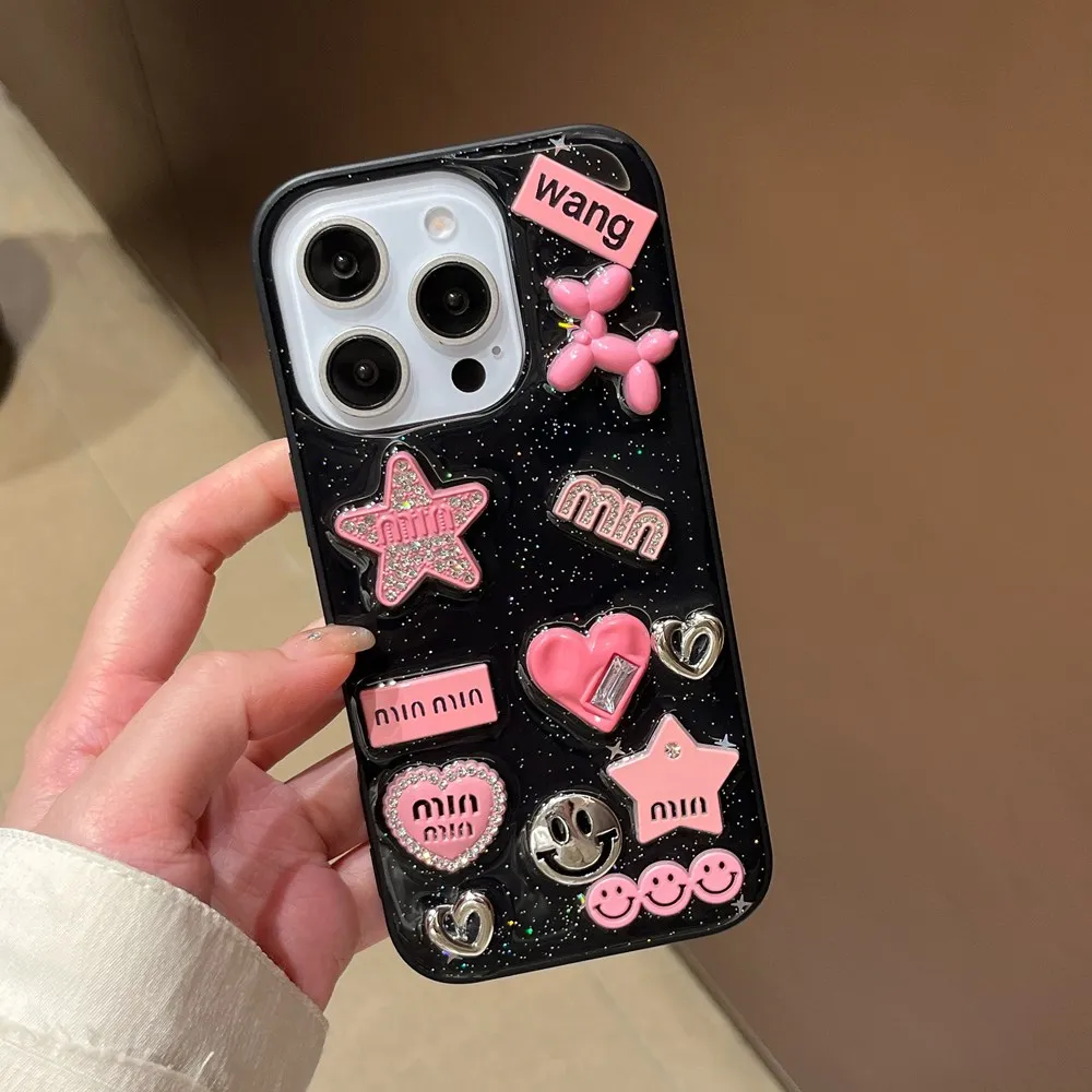 Cute 3D Love Heart Y2K Star Spicy Girl Phone Case For iPhone 15 14 13 11 12 Pro Max Epoxy Transparent Soft Shockproof Cover - AliExpress 202192403 Cute 3D Love Heart Y2K Star Spicy Girl Phone Case For iPhone 15 14 13 11 12 Pro Max Epoxy Transparent Soft Shockproof Cover - AliExpress 202192403