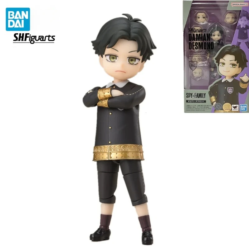 Original BANDAI S.H.Figuarts SPY×FAMILY DAMIAN DESMOND Anime Action Figure Toys Gift Collectible Model Ornaments