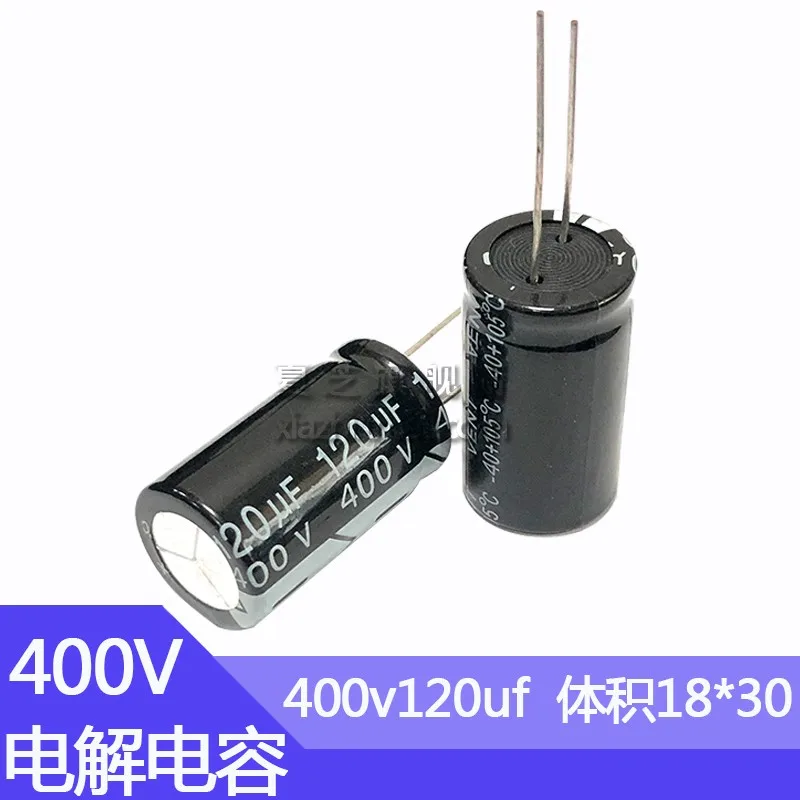 400v120uf 18x30mm Aluminum Electrolytic Capacitors 400v 120uf 400v120mf 120mf400v 400v120mfd 400wv 400vdc 120mf 120mfd150uf