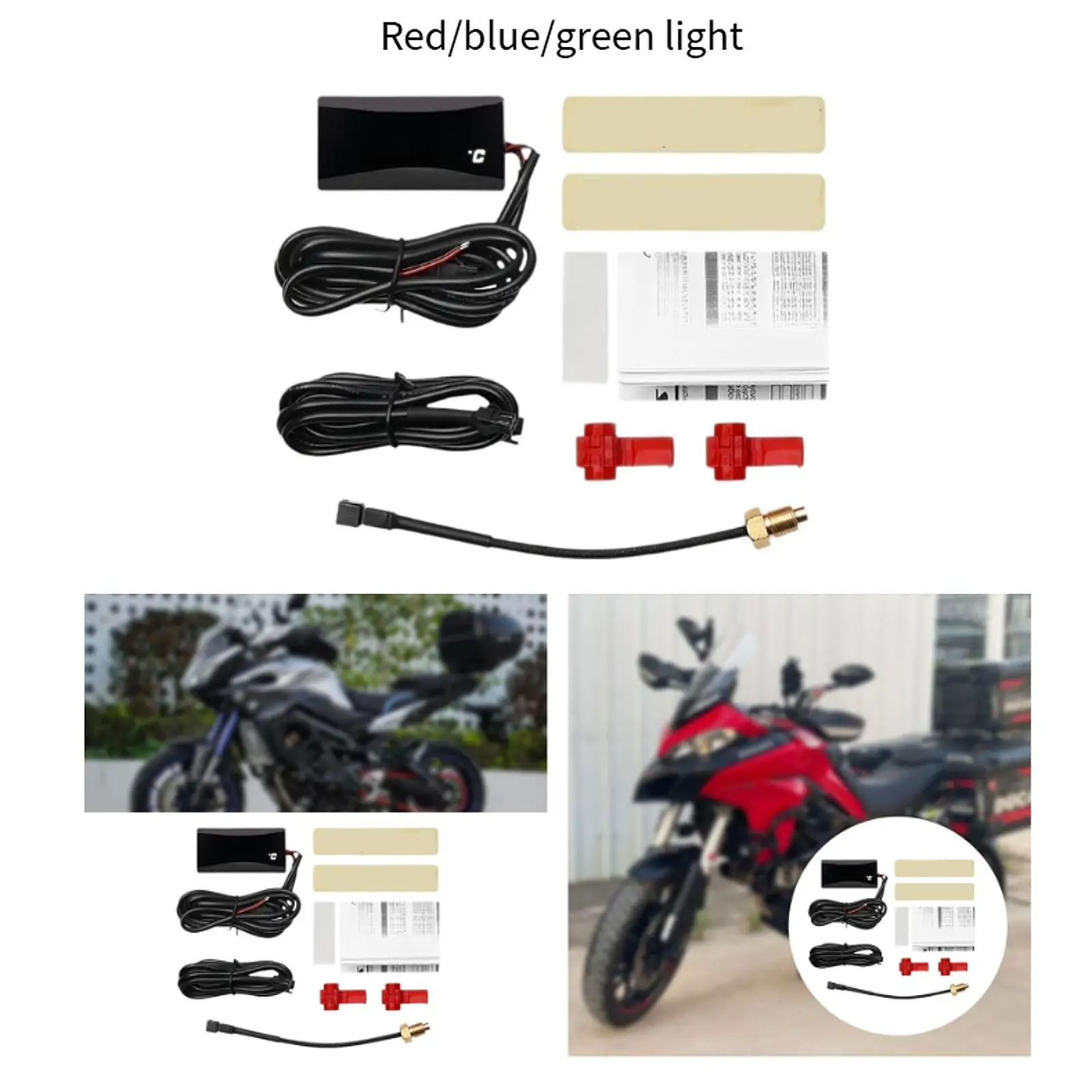 

Motorcycle Water Temp Meter Professional Temperature Gauge High Performance