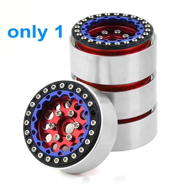 Metal Round Hole Lace Wheel Hub Universal 1: 10 RC Car Upgrades Spare Parts Parts For SCX10 Trx4 RC Climbers