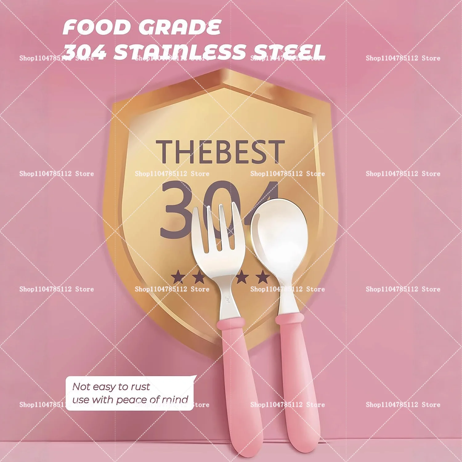 2pcs Paw Patrols Spoon Forks Box 304 Stainless Steel Cutlery Feeding Utensils Cute Cartoon Chase Skye Spoons Tableware Set Gift view 3