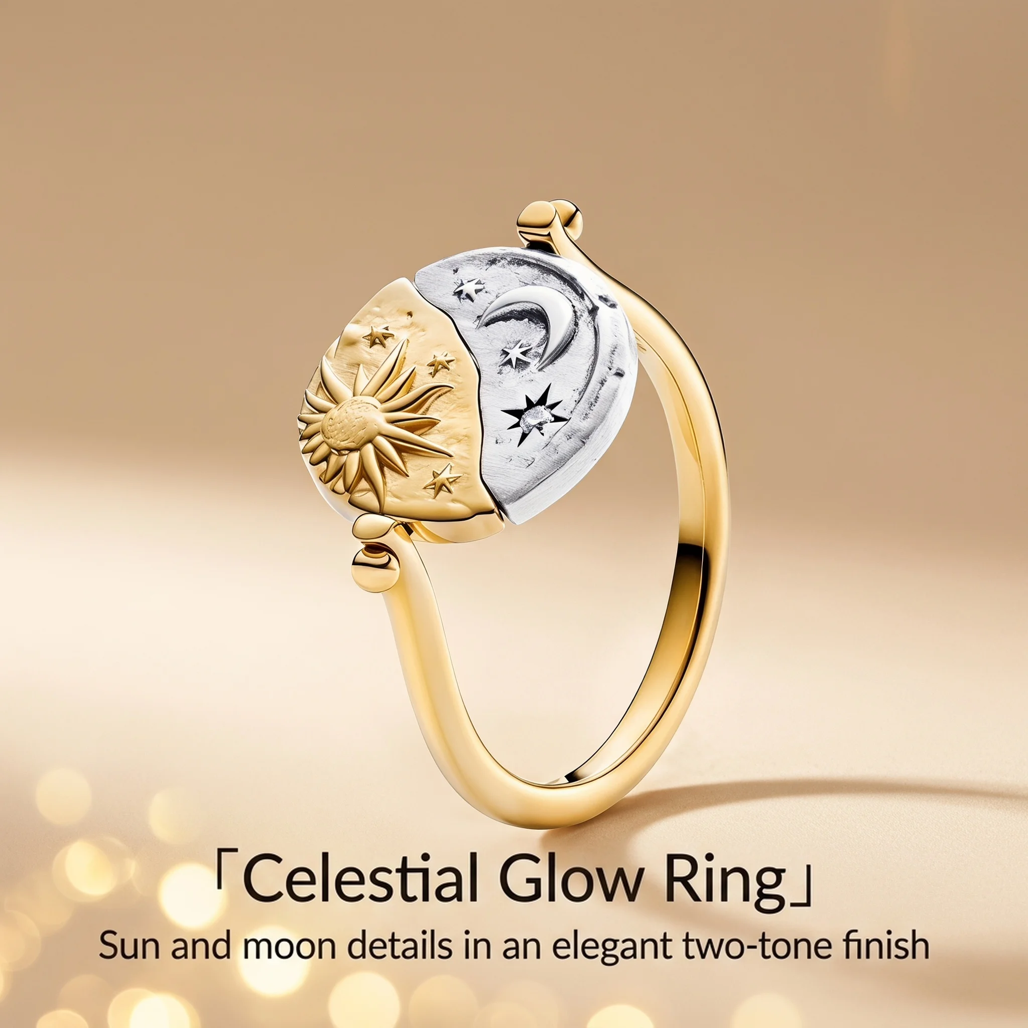 2026 PYUH Day and Night Ring Women's Minimalist with Fine Diamond Inlay Wedding Ring Couple Engagement Gift
