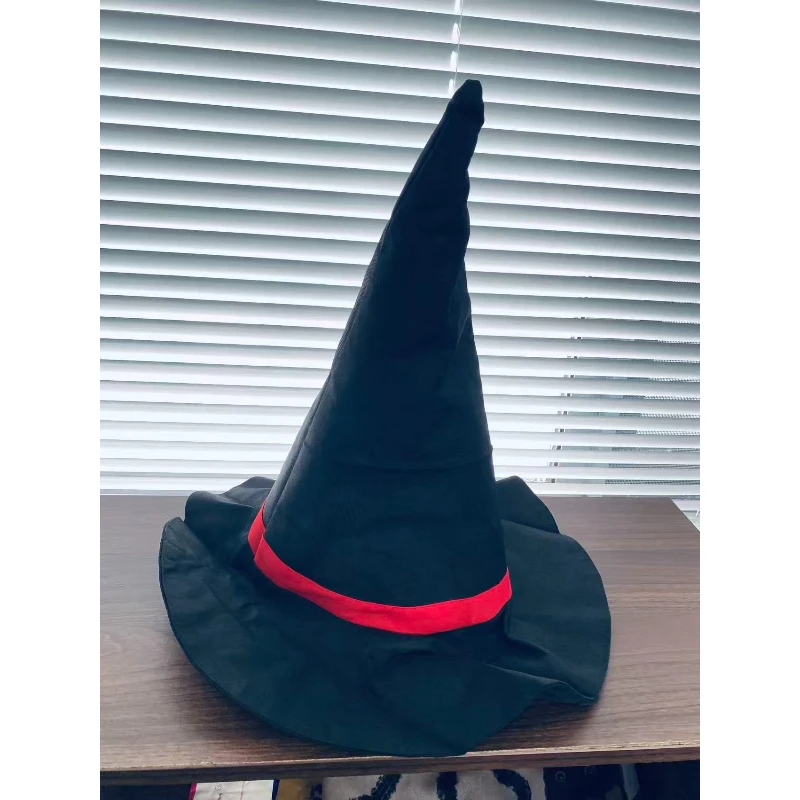 Halloween Christmas Roleplaying Wizard Hat Danganronpa Magician Yumeno Himiko Hat Foldable Pointed Magic Hat Cosplay Accessories