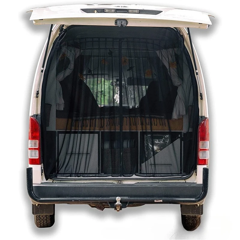 

Автомобильный универсальный фургон, экран задней двери, раздвижная дверь, противопожарный сетчатый экран, сетка для фургона, транспортер, автомобильные экраны от комаров/мух, насекомые