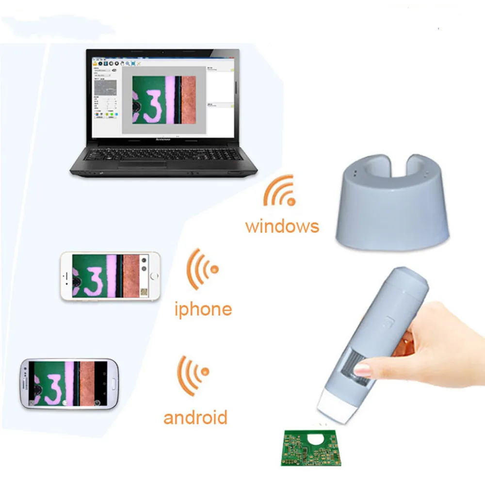 720P 5X-200X Wifi W… - image