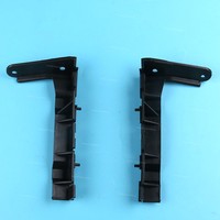 Pair Front Left Right Bumper Guide Bracket 4E0807283B 4E0807284B For Audi A8 Quarrto D3 2004 2005 2006 2007 2008 2009 2010 Sedan