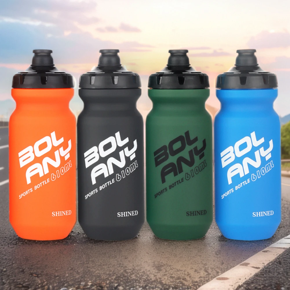 610ml Bike Mountain Bottle BPA Free Squeeze MTB Road Bike Water Bottle Cycling Water Kettle for Outdoor Running Climbing Sports