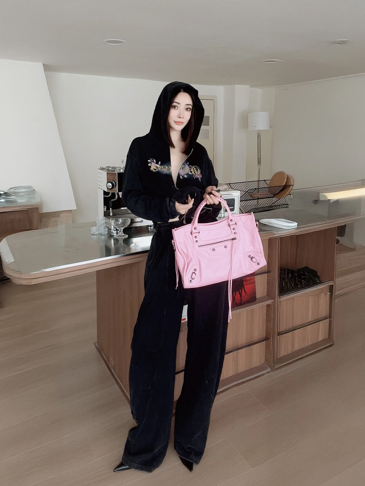 

Женский повседневный уличный спортивный костюм-двойка Dismanling с капюшоном, премиум-класса, стройнящий, осенне-зимний, модный комплект