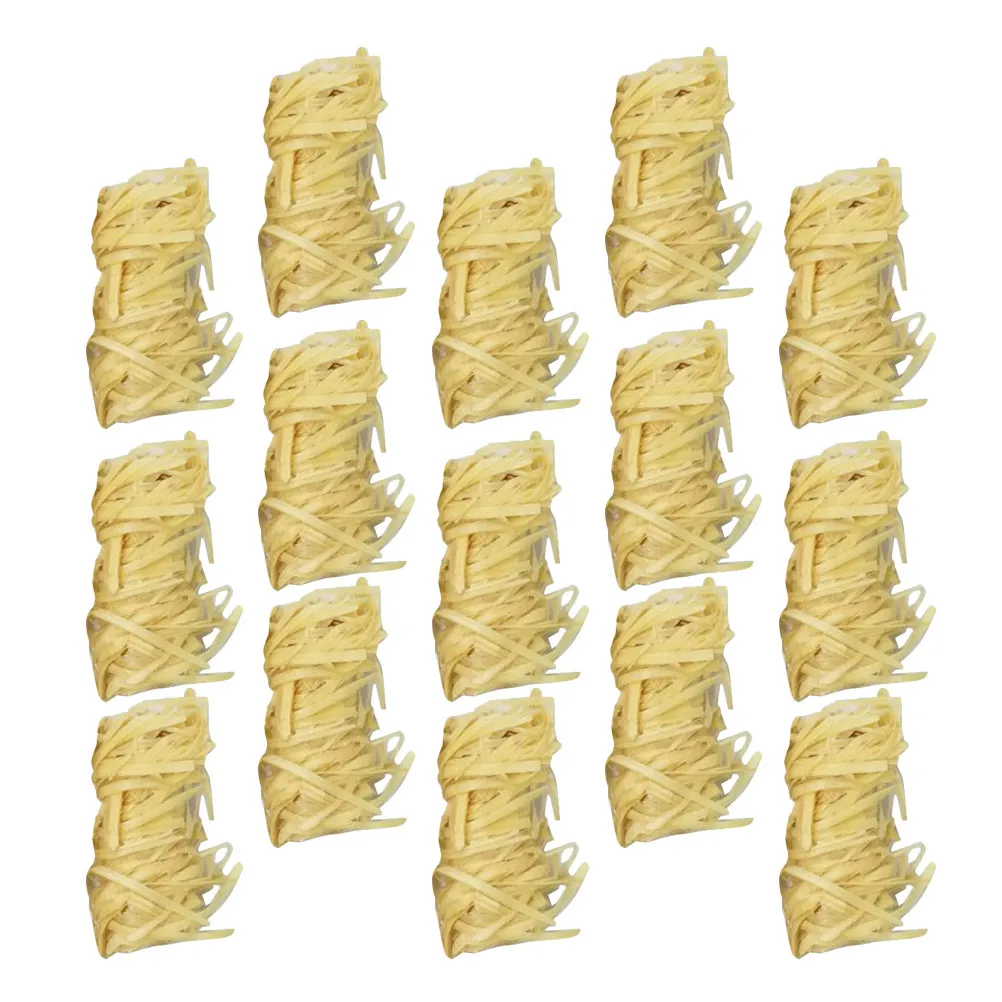50Pcs Natural Wood Firelighters Biodegradable Quick Ignition Fire Starters for Camping Barbecue Grill Outdoor Stove Fireplace
