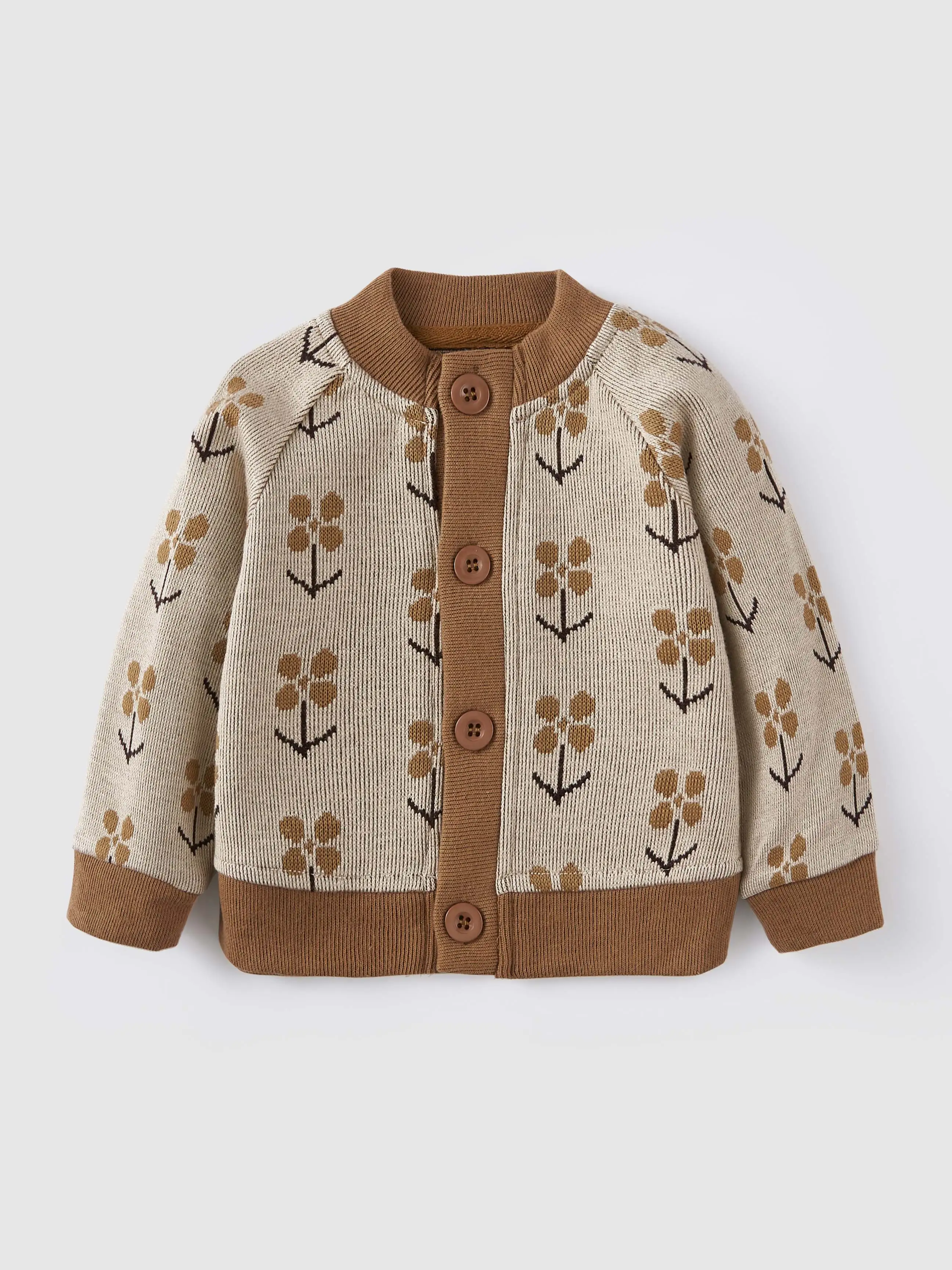 Autumn winter Newborn Lnfant Baby Boys and Girls Knitting Coat Long SleeveKids Fashion Cute Cartoon Baby Clothing