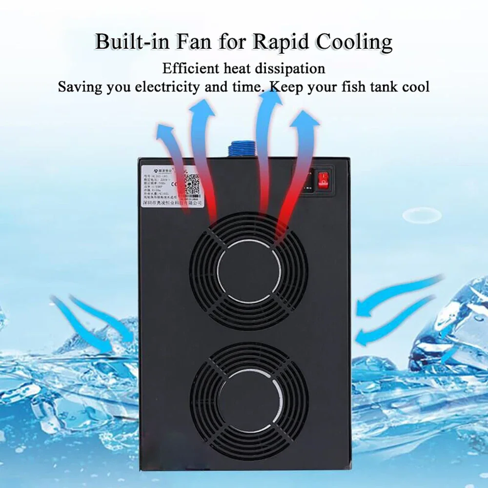 2025Hot Sale  300L Small  Water Chiller  Fish Tank Water Chiller, Aquarium Water Cooling System