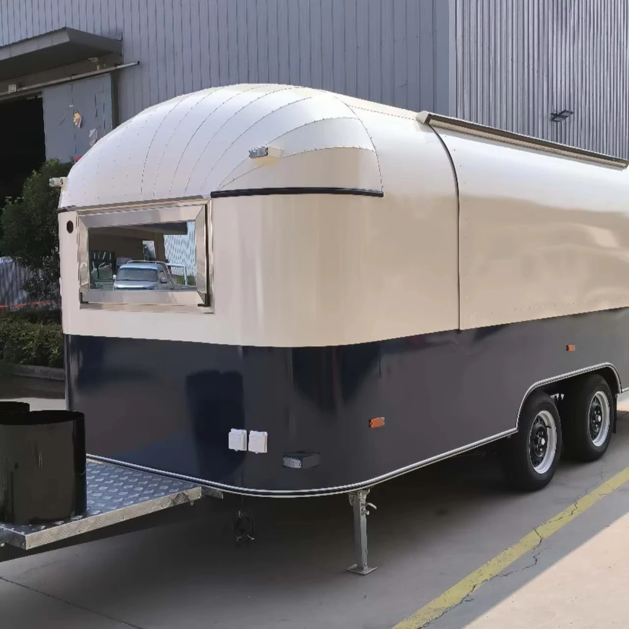 الفولاذ المقاوم للصدأ هوت دوج صغير القهوة الآيس كريم بيع عربة مطعم المحمول متجر سريع الغذاء مقطورة شاحنة للبيع